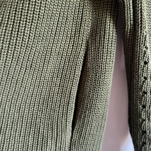 Universal Thread Women's Green Open-Front Long Line Cardigan - Size XS - NWT - Picture 8 of 9